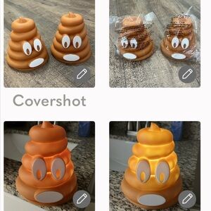 Emoji Night Light 2pcs Set EUC